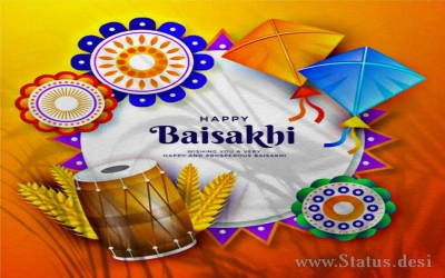 Happy Baisakhi Wishes status Image download 
